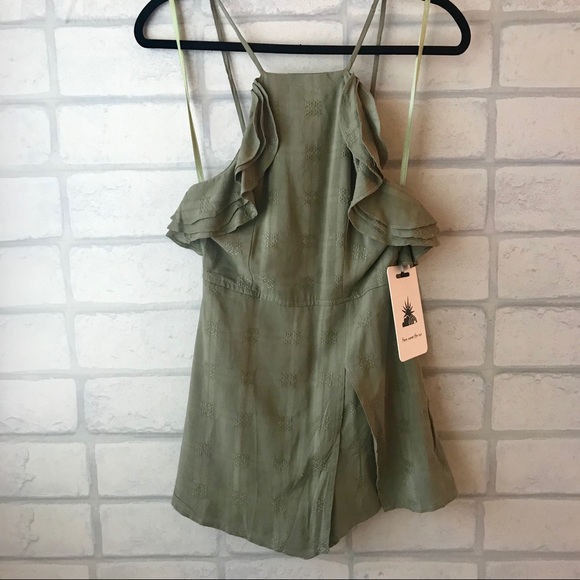 Pants - NWT ✨ Here Comes the Sun High Neck Ruffle Romper